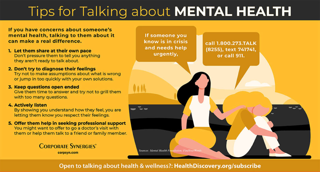 Talking about mental health may not be easy, but it is an important conversation. | HealthDiscovery.org