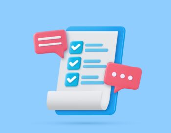 3D burnout quiz checklist on clipboard | Corporate Synergies