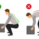 man lifting carton adhering to proper workplace ergonomics | Corporate Synergies
